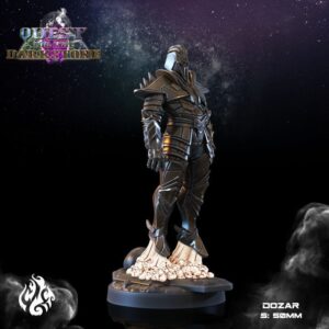 Dozar| Warforged Knight| Drow Extra Durable 3D Resin Print